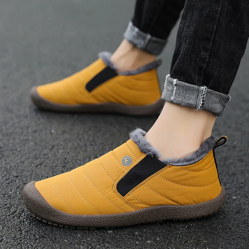 Skup 2019 mężczyźni buty wodoodporne buty mężczyźni botki plus rozmiar buty męskie zimowe ciepłe pluszowe śniegowce