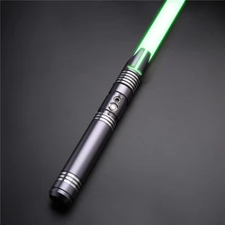 CIELTAN – sabre Laser 12 lumières, changement de lumière vive, 10 jeux de sons, poignée en métal, duel lourd, Blaster FOC Laser, jouets pour enfants 