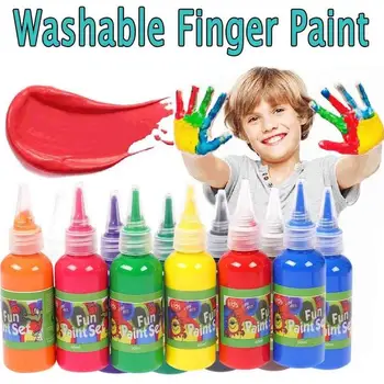 

12 Colors Acrylic Paint Set Figure Painting Washable Paint Children Learner Drawing Professional Painting 30ml x 12pcs