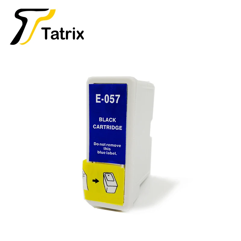 T057-BK Татрикс для Epson T057 T058 Совместимый картридж для принтера Epson ME1, ME100, ME1+ и т. Д - Цвет: T057-BK