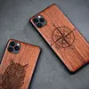 Natural Wood Case For Samsung Galaxy S25 Ultra S24 S23 Plus Wood Case For iPhone 16 15 14 13 11 12 Pro 16 Pro Max 3