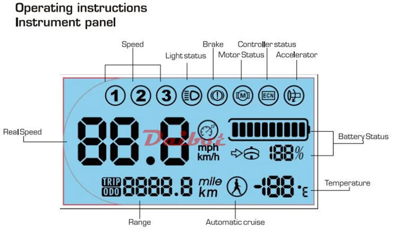 Daibot Electric Scooter Adults Two Wheel Electric Scooters Brushless Hub Motor 200W 24V Mini Folding Kick Scooter For Adult      (5)