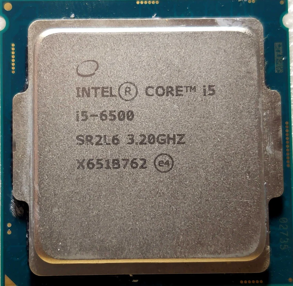 Процессор Intel Core i5 6500 I5 3 2 ГГц четырехъядерный процессор SR2BX Skylake Soket 1151 DDR4 может