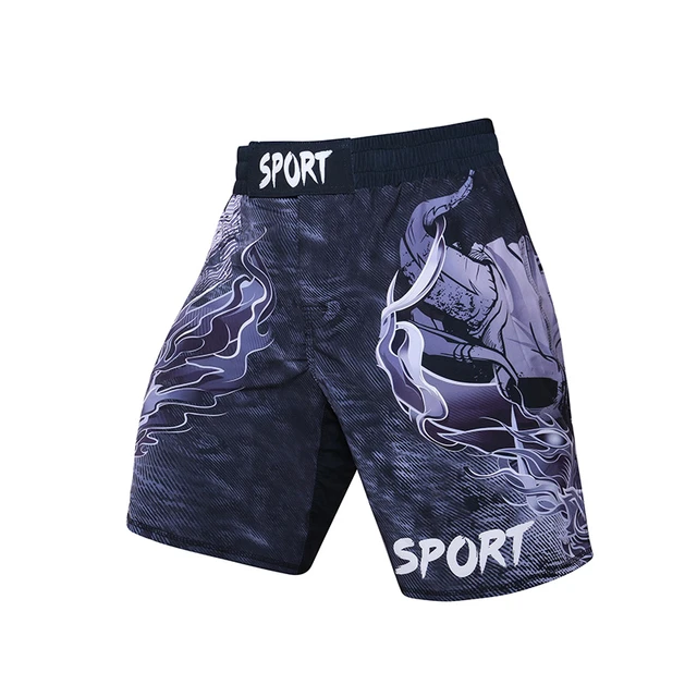 Muay Thai Kick Boxing MMA Shorts Compression 100% Polyester Fitness Boxing  Mma Pants Custom Made