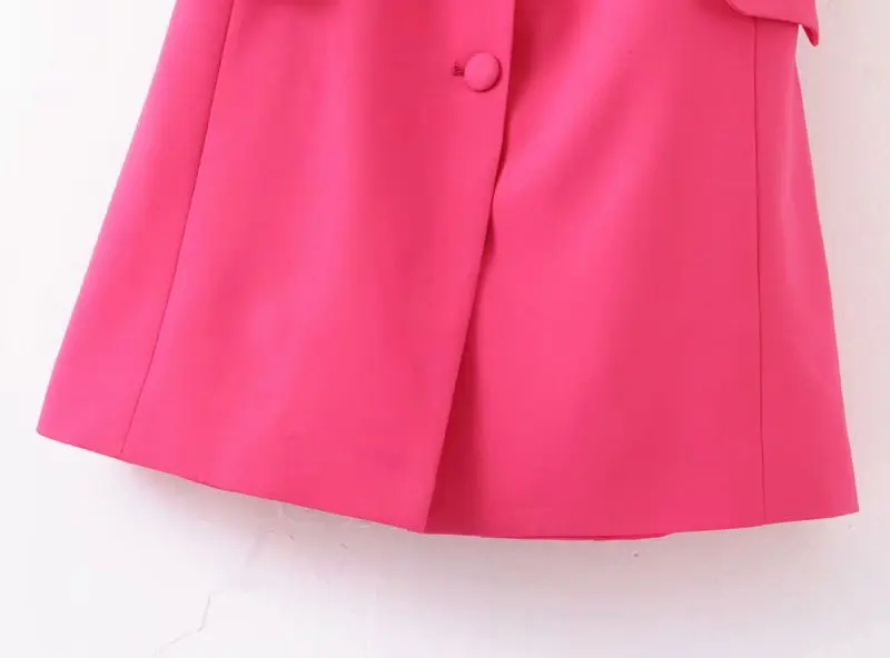 2019 шикарный блейзер без рукавов жилет пальто женский однобортный жакет с карманами жилет офисная Дамская длинная уличная одежда жилет