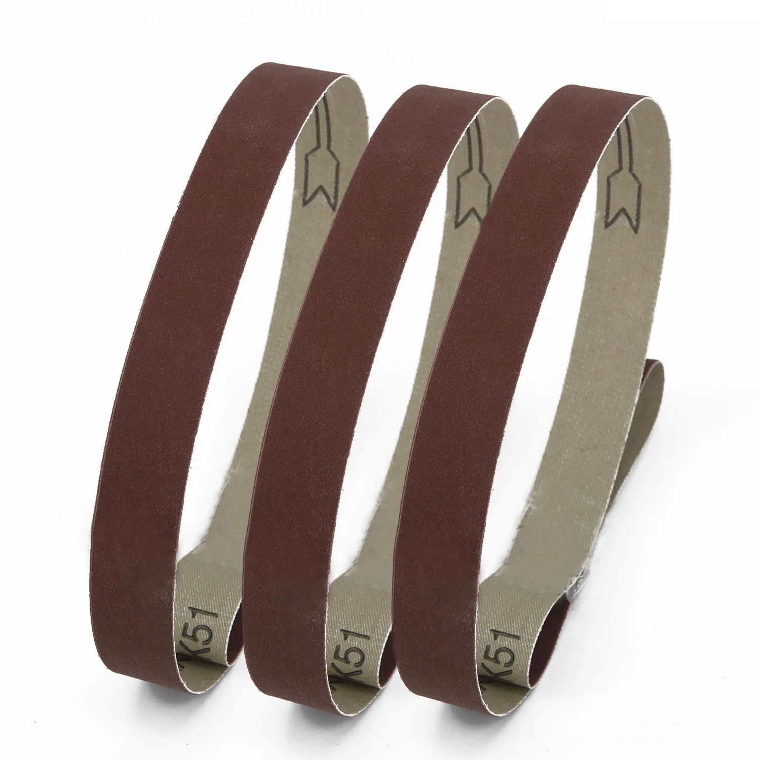 1*30 Sanding Belt Powertec 600/800/1000 Grit Aluminum Oxide 15pcs Durable