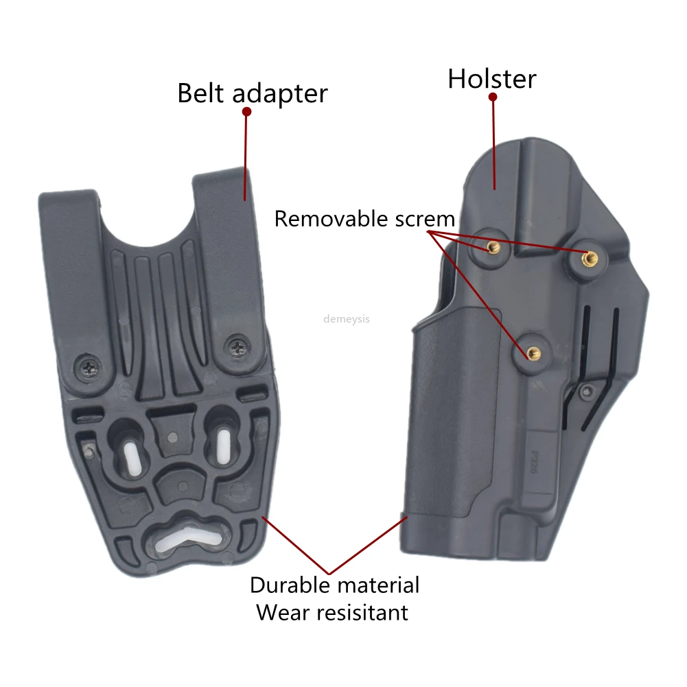 Тактический левосторонний/правый пистолет кобура Охотничий пояс для пистолета