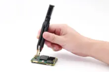 Dt71 mini pinças digitais smd testador portátil lcr medidor de diodo resistor capacitor verificador 10khz gerador sinal reparação