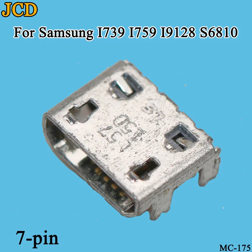 JCD 2 шт./лот для Samsung I739 I759 I9128 S6810 USB зарядка Fame S6810P Young G130HN разъем подключения