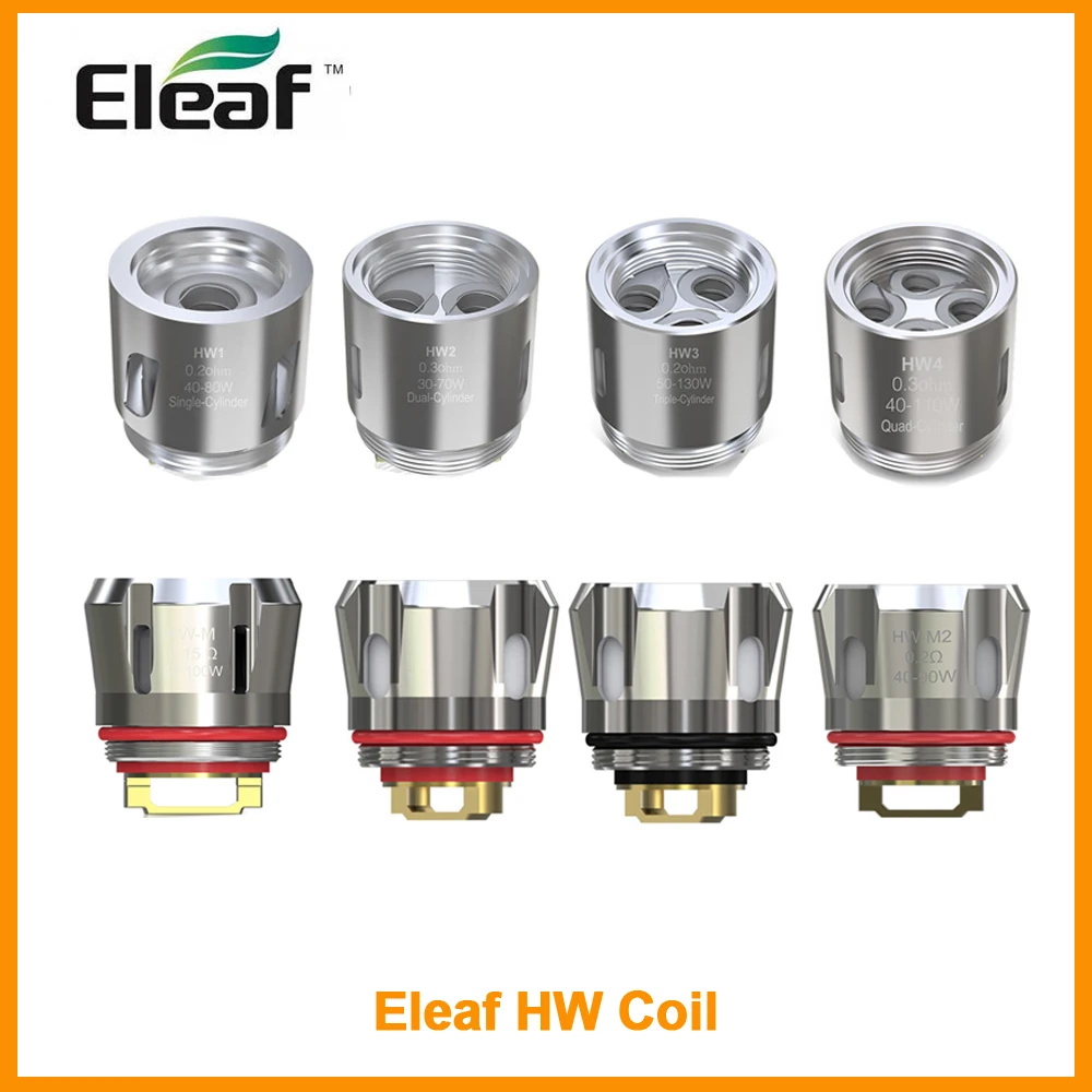 

[RU/US/FR] Original Eleaf HW Coil HW1/HW2/HW3/HW4 HW-M HW-N/HW-M Dual HW-M2 HW-T For iJust 3/iJust 21700/iStick Nowos E-Cig