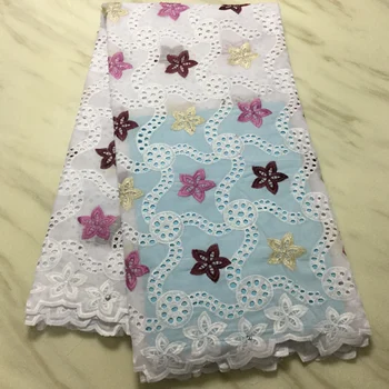 

Pure Cotton Design Swiss Voile Lace In Switzerland With Stones African Dry Lace Fabric High Quality Nigerian For Wedding FP1126