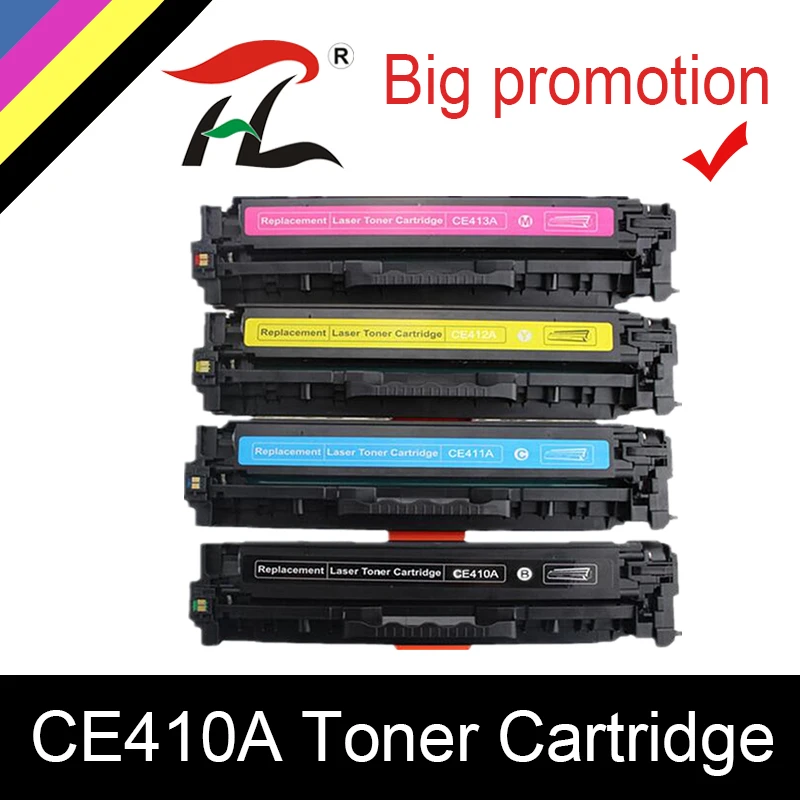 Совместимый картридж с тонером для принтера 305A для hp CE410A CE411A CE412A CE413A LaserJet Pro 300 color MFP M375nw M475dw/400/M451nw M471dW