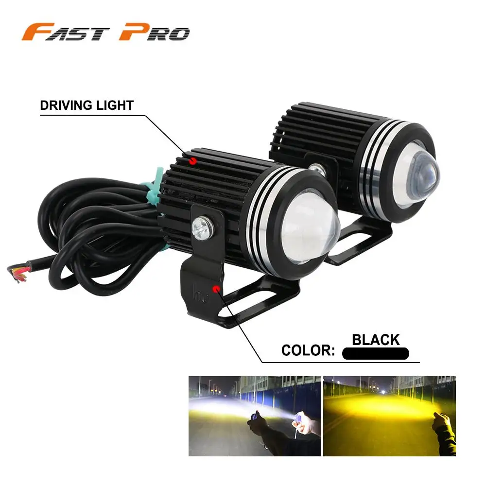 2PCS Universal Motorcycle LED Spotlight Auxiliary Lamp Driving headlight Offroad Truck Car Boat Work Light |