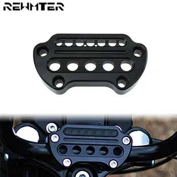 

Motorcycle Indicator Lights Handlebar Top Clamp Mount Black For Harley Sportster XL 883 1200 Dyna FatBob StreetBob Low Rider