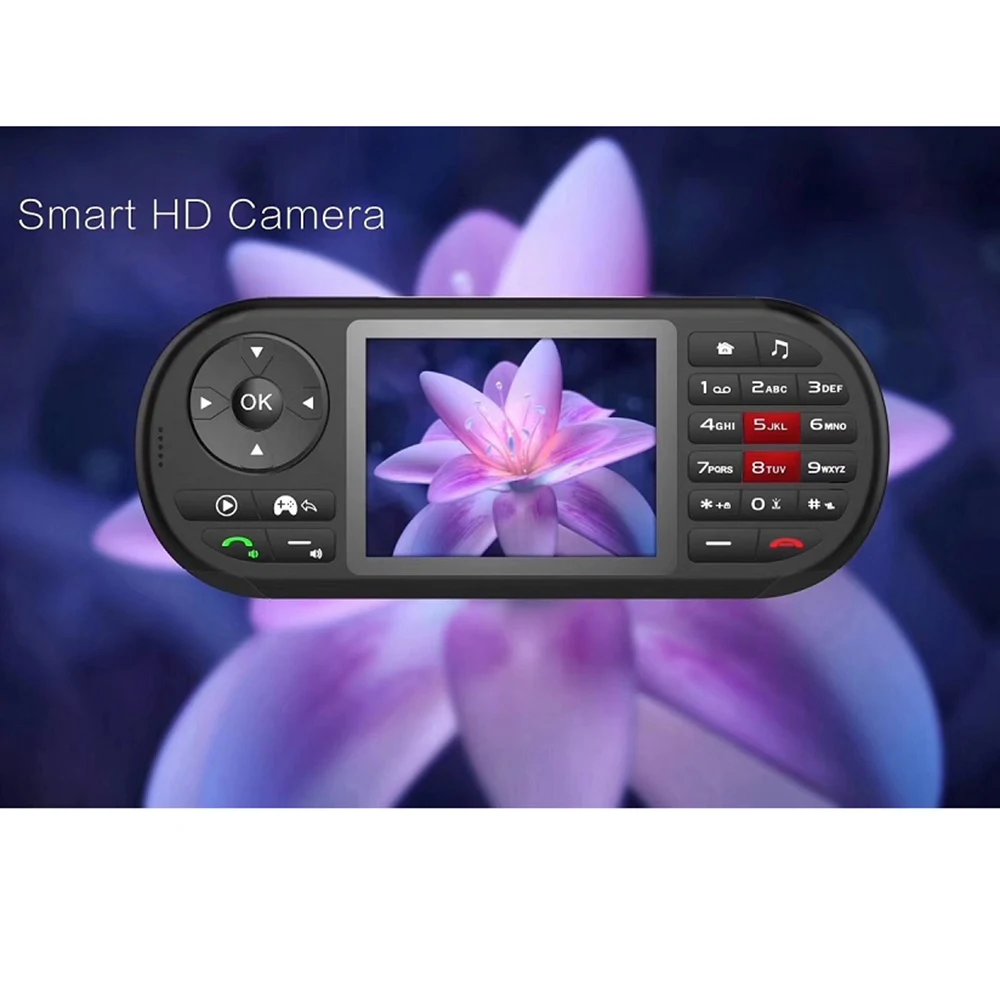 

2.8-inch straight-board keyboard game console with call function 4-band dual-card mobile phone