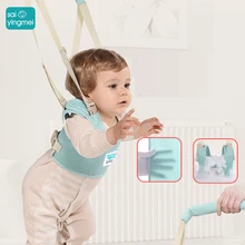 Новые стильные ручные ходунки для малышей, мягкие эластичные ходунки для детей 7-24 месяцев