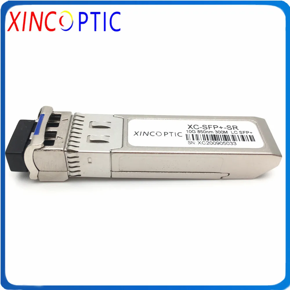 

5Pcs 10GBase-SR MM 850nm 300m LC Duplex DDM SFP+ Dual Connector 10G-SR Fiber Optic Transceiver Module
