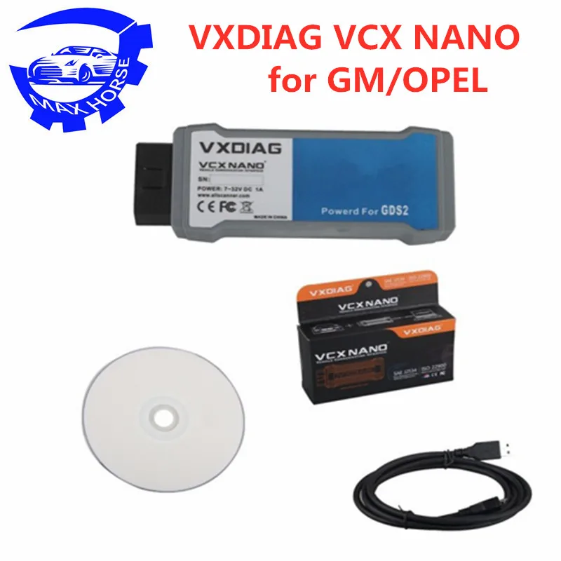 

NEWEST VXDIAG VCX NANO for GM/OPEL GDS2 Diagnostic Tool WIFI version VXDIAG VCX NANO Free Shipping