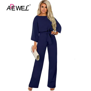 

Women Bandage Jumpsuit Summer Fashion 2019 Short Sleeve Playsuits Clubwear Straight Leg With Belt Overalls Bodycon Ladies
