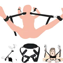 Babydoll нижнее белье сексуальное эротическое лангери БДСМ наручники Шея Подушка лодыжки манжеты комплект Нижнее Белье Порно Сексуальные костюмы Lenceria Mujer