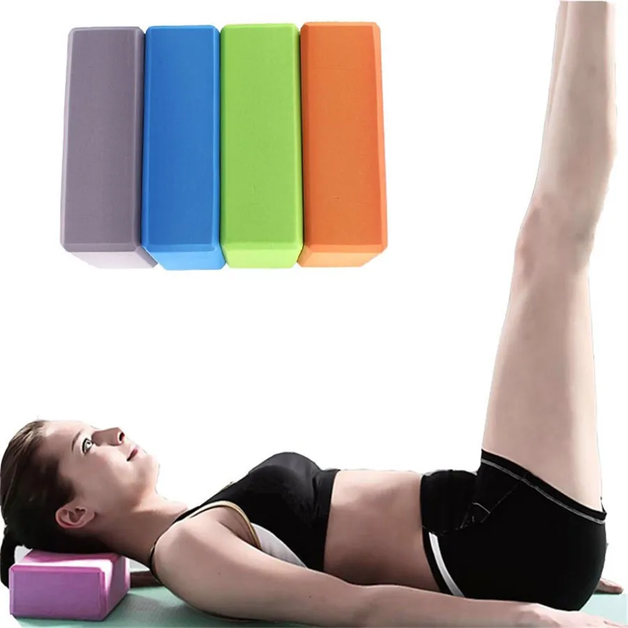 EVA Yoga Block Brick Sports Foam Brick Training Exercise Fitness Gym Workout Stretching Fitness Set Tool