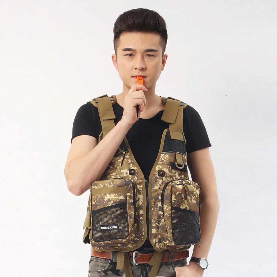 

110kg Sport Fishing Life Vest Men Breathable Foam Safety Swimming Life Jacket Waistcoat Outdoor Survival Utility Vest