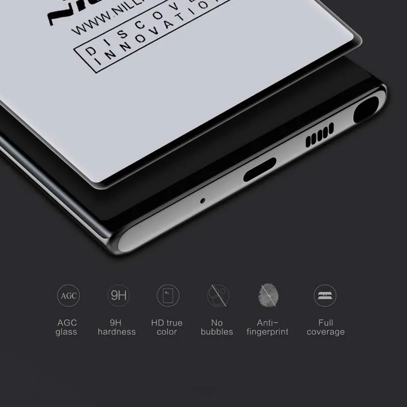 Новейшая Защитная пленка NILLKIN 3D CP+ MAX для samsung Note 10 с полным покрытием Защитная пленка из закаленного стекла для Note 10+ стекло