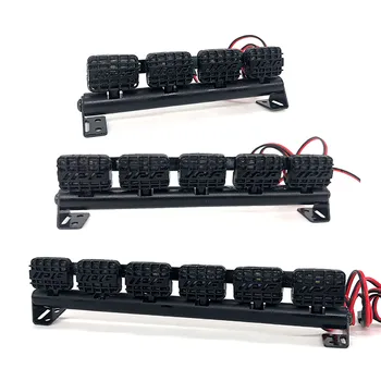 

4/5/6 Lights LED Roof Lamp Light Bar Bright Mesh Roof Spotlight for 1/10 TRX-4 SCX10 /90046 /90047 /D90 /D110 RC Crawler Car