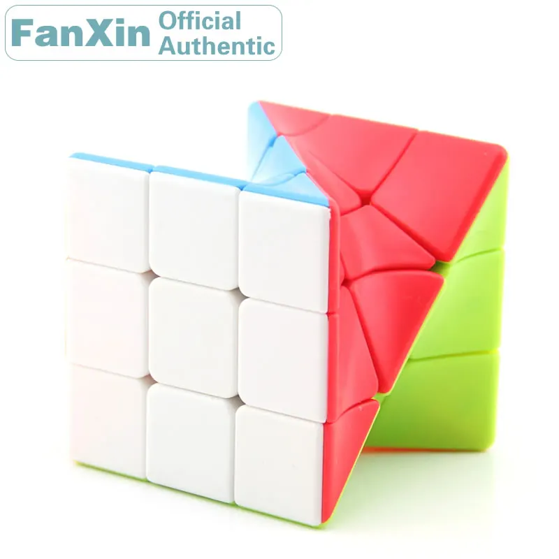 FanXin Twisted 3x3x3 магический куб 3x3 Torsional профессиональная скоростная головоломка, твисти, головоломка, антистресс, развивающие игрушки для детей