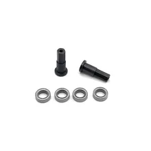 WPL – pièces de mise à niveau en métal, roulement de coupe d'essieu de tasse de direction avant, noir, argent, modèle 1/10 D12 RC