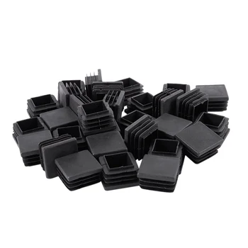 

Plastic Square Tube Inserts End Blanking Caps 30mm x 30mm 30 Pcs Black
