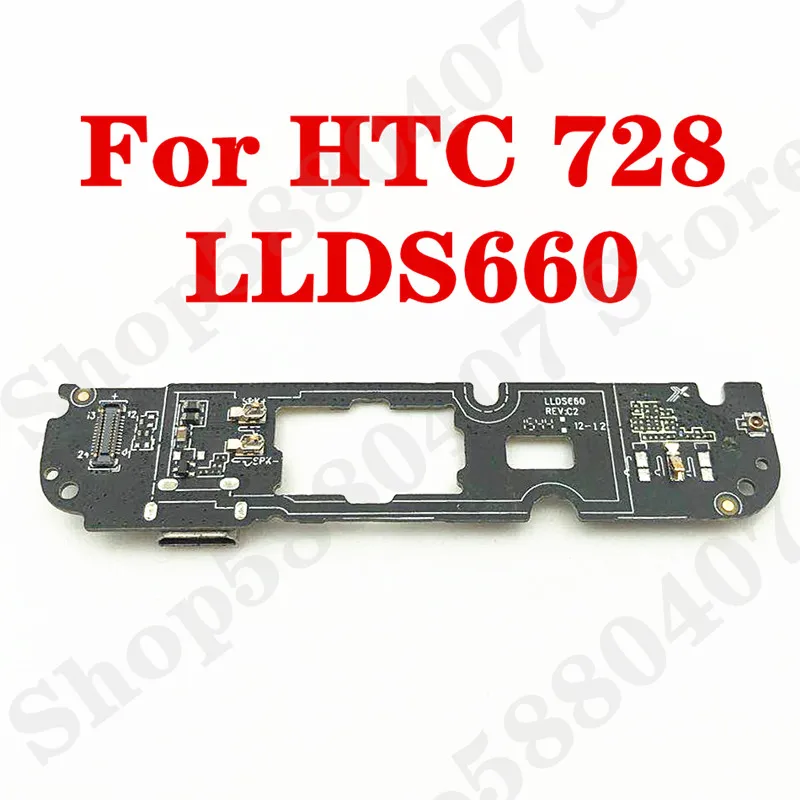 

Original Charger Plug Board Connector For HTC 728 LLDS660 Microphone USB Charging Port Dock Flex Cable Replacement Parts