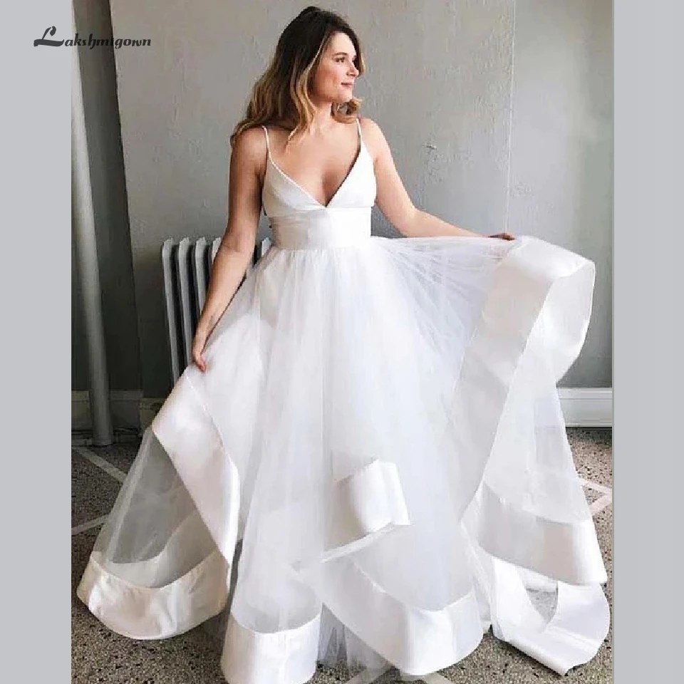 

Lakshmigown Plus Size Wedding Dress 2019 Hochzeitskleid Sexy Bridal Gown Wedding Gowns Reception Maternity Party Dresses