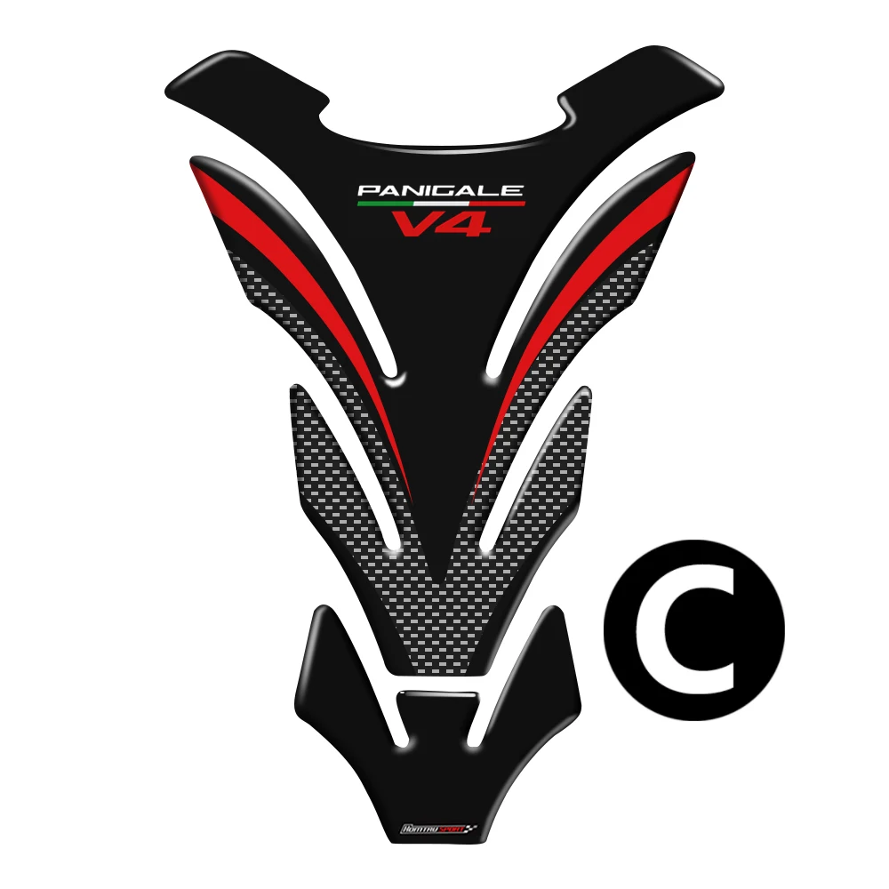 v4 Motorcycle stickers Tank Pad sticker Protector Case for Ducati Panigale V4 S R Speciale Decals - Цвет: C