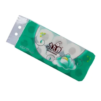 

10 Rolls Kitchen Paper Towels Thickened Disposable Paper Towel Household Soft Toilet Paper Rolls 4 Layers