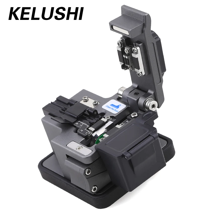 KELUSHI Fiber Cleaver X3 Knife Fiber Optic Cutter FTTH Cutting Tool High Precision 24 surface Blades