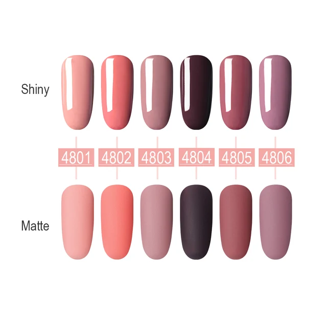 Elite99 10ml Matte Farbe UV Gel Nagellack Semi Permanent Nagellack UV Soak Off Nail art Gel Lack matt Top Mantel Lack