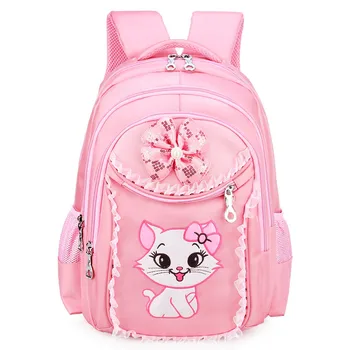 

2020 Children School Bags for Girls Orthopedic schoolbag kids cat Backpacks primary school Backpack Waterproof mochila infantil