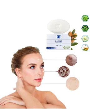 

NEW De-acarid Oil-control Washing Face Soap Man Ting essence Active Crystal Hand-made Soap De-acarid exquisite Oil Soap 100g