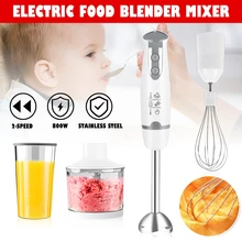 4-in-1 Stainless Steel 1000W Immersion Hand Stick Blender Mixer Vegetable Meat Grinder 500ml Chopper Whisk 800ml Smoothie Cup 4-in-1 Stainless Steel 1000W Immersion Hand Stick Blender Mixer Vegetable Meat Grinder 500ml Chopper Whisk 800ml Smoothie Cup