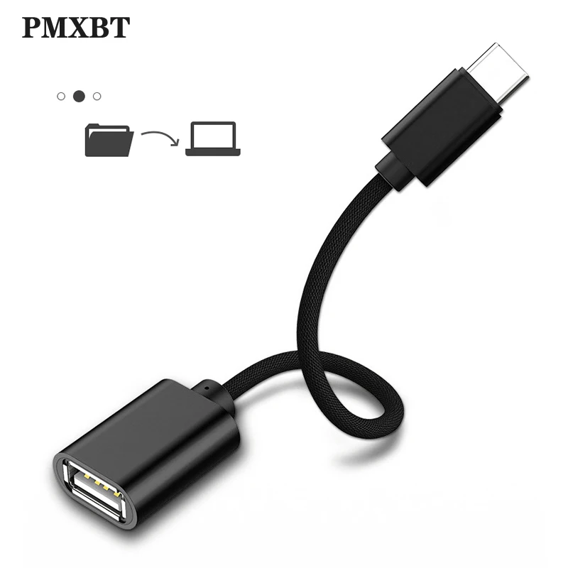 Кабель адаптер OTG Type C USB 2 0 A мама папа для Samsung Huawei Xiaomi мобильных телефонов
