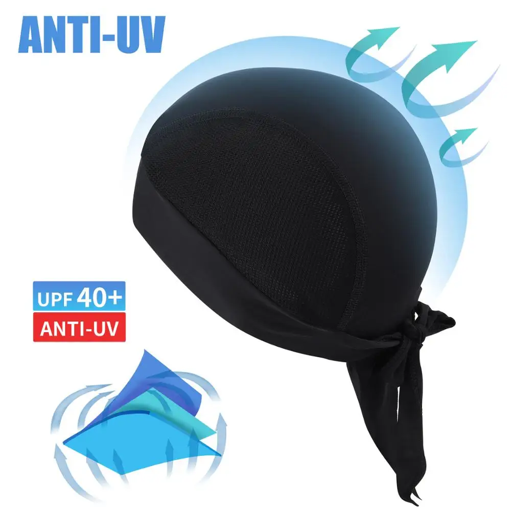 Summer Cycling Cap Quick Dry Breathable Head Scarf Bandana Sport Running Anti-UV Pirate Head Scarf Headwear Bike Cap