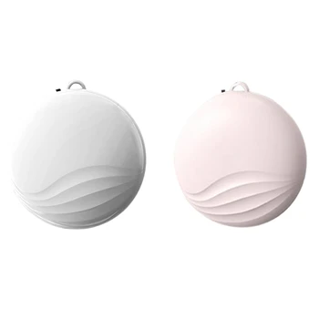 

2 Pcs Air Purifier, Household Negative Ion Air Purifier, Hanging Neck Necklace for Children and Adults,White & Pink