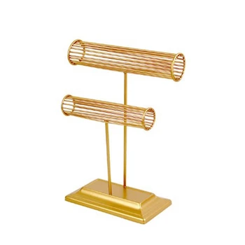 

Metal Storage Rack Ins Modern Jewelry Ring Necklace Earring Display Rack Holder Desk Decor