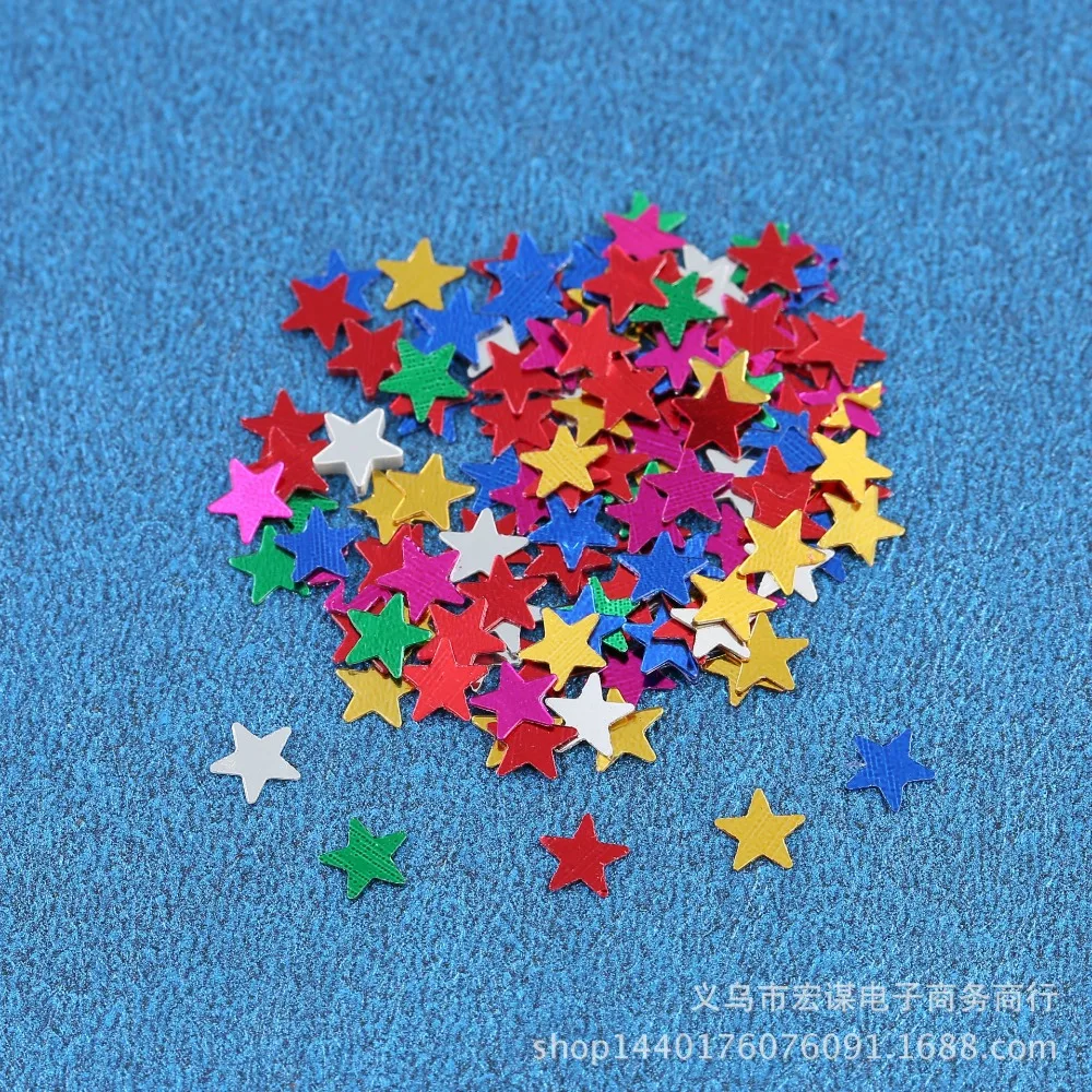 Stars/Laser sequins/Christmas/15 grams Sequins PVC Flat for DIY Card Making Craft Color Collection