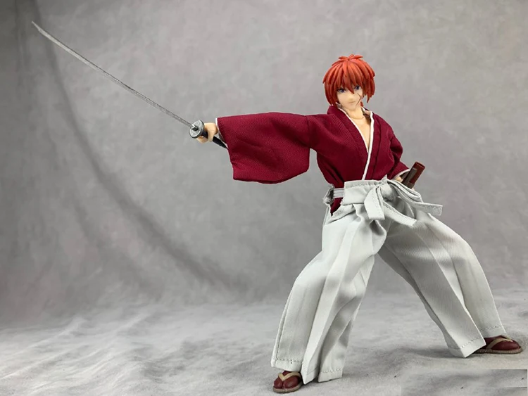 Великолепные игрушки Dasin модель Rurouni Ken shin HIMURA KENSHIN S.H.F фигурка Аниме ПВХ игрушки фигурка