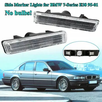 

2pcs Car Front Turn Signal Lamp Side Marker Light For BMW 7 Series E38 1995-2001 Car Side Marker Lights 9*1.8*3.2cm