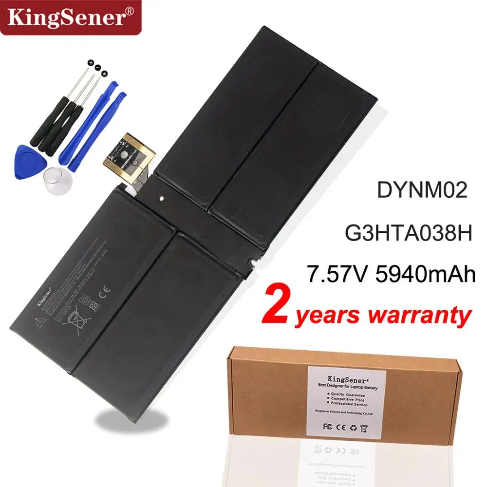 Аккумулятор Kingsener G3HTA038H DYNM02 для ноутбука Microsoft Surface Pro 5 1796 в 7 57 Вт/ч/5940