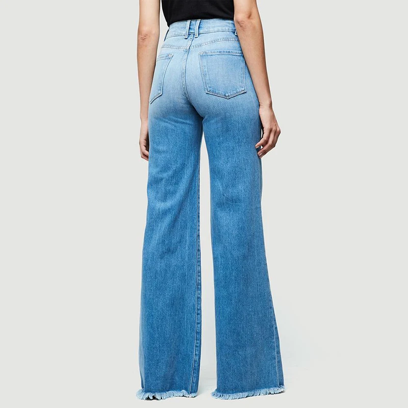 2021 Blue Denim Vintage Mom Wide Leg 