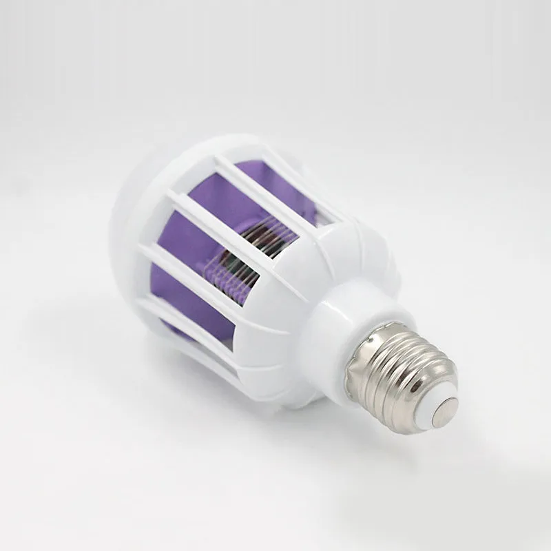 AC 220V 2 в 1 светодиодный антимоскитная лампа E27 Светодиодный светильник для домашнего освещения Жук Zapper ловушка лампа насекомых Противомоскитный Репеллент свет